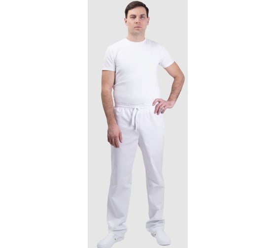 Брюки ГК Спецобъединение АПРЕЛЬ ХАССП, белый (144-148, 170-176), шт, Брю 615/144/170 1