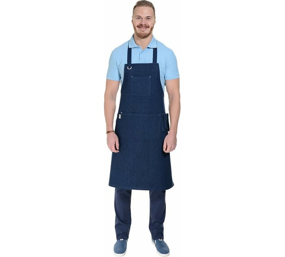 Фартук СОЮЗСПЕЦОДЕЖДА RICON DENIM, темно-синий, б/р 2000000058887