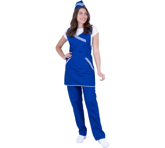 Униформа ГК Спецобъединение ВИКТОРИЯ, василек (128-132, 158-164), компл, Кос 826/128/158 1