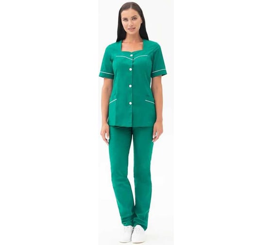 Костюм ГК Спецобъединение МИЛА, зеленый (96-100, 182-188) Кос 703/96/182 1