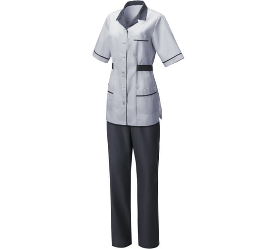 Костюм СОЮЗСПЕЦОДЕЖДА КЛИНПЛЕКС (CLINPLEX) ВИТА Лайт св.серый/т.серый, 48-50/170-176 2000873842965 1