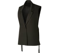 Жилет СОЮЗСПЕЦОДЕЖДА КОТПРОФИ (KOTPROFI) классический удлиненный женский черный, 56 (4XL) 2000000257488