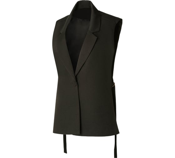 Жилет СОЮЗСПЕЦОДЕЖДА КОТПРОФИ (KOTPROFI) классический удлиненный женский черный, 48 (L) 2000000257440 1