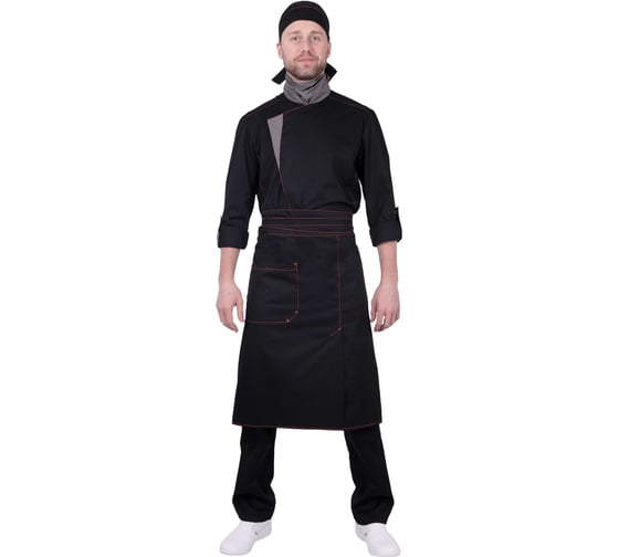 Костюм ГК Спецобъединение ГУРМАН , черный-серый 136-140, 182-188, Кос 080/136/182