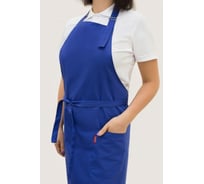 Фартук с грудкой Tekca Line унисекс, василек 2000000220680