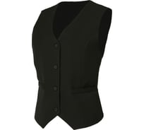 Жилет классический женский СОЮЗСПЕЦОДЕЖДА КОТПРОФИ (KOTPROFI) черный, 54 (3XL) 2000000257556