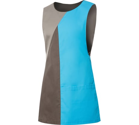 Комбинированный фартук-накидка СОЮЗСПЕЦОДЕЖДА Вита графит/голубой/серый, р. 58-64 2000000177199