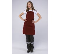 Фартук с грудкой Факел бордовый 87469333