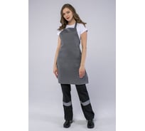 Фартук с грудкой Факел серый 87476623