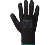 Перчатки TESA twins t-106, полиуретан, покрытие ладонной части, манжета, черный, размер 11, пара 4687203829032
