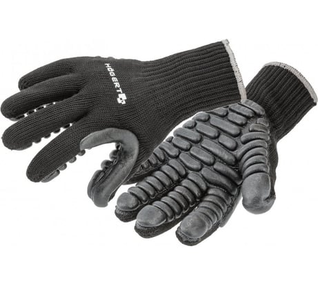 Рабочие антивибрационные перчатки с полиуретановым покрытием HOEGERT TECHNIK Brol размер 10 HT5K765-10