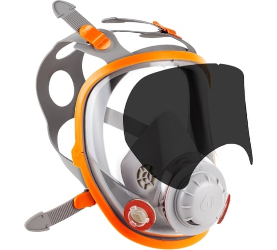 Защитная самоклеящаяся затемненная пленка Jeta Safety для полнолицевой маски 5950, 10 шт. 7952