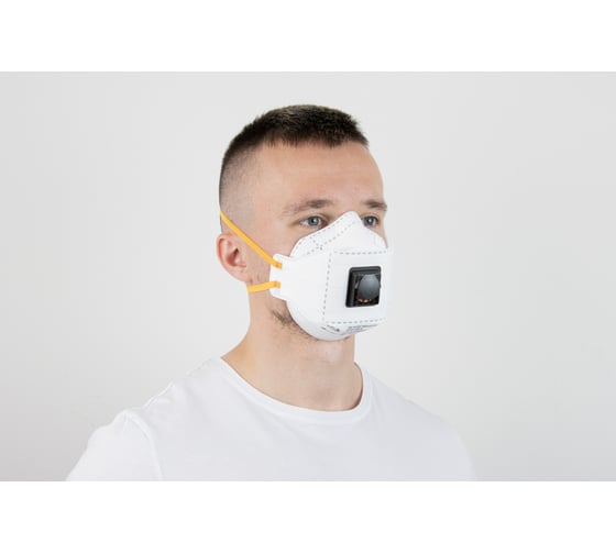 Респиратор с клапаном, трехпанельный, класс защиты FFP3 NR D Jeta Safety в инд. упак JM-9332