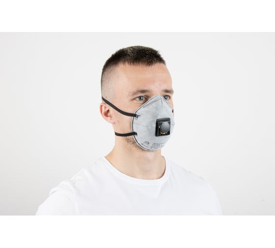 Респиратор с клапаном Jeta Safety с углем A, FFP1 NR D 10 шт JM-8616