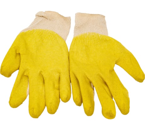 Трикотажные перчатки ООО ЛидерТекс с 1-ым латексным обливом (С) 4670070000185