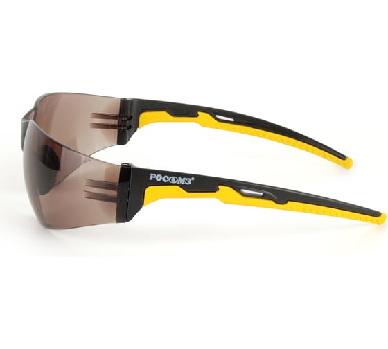 Защитные открытые очки с мягким носоупором РОСОМЗ о15 hammer active strong glass коричневые 11501-5