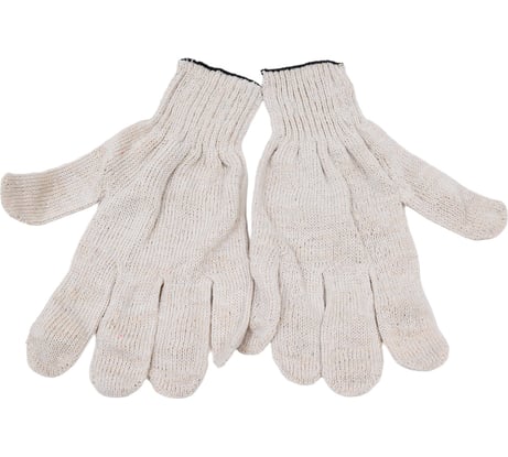 Перчатки ООО ЛидерТекс 10.4, 10 класс, 4 нити, ХБ стандарт (С) 4670070000017