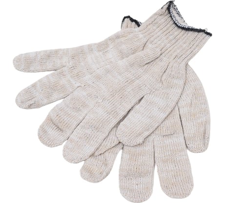 Перчатки ООО ЛидерТекс 10.5, 10 класс, 5 нитей, ХБ (С) 4670070000642