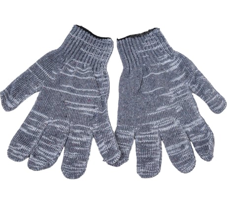 Перчатки ООО ЛидерТекс 10.5, 10 класс, 5 нитей, ХБ, серые (С) 4670070000758