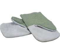 Рукавицы ООО ЛидерТекс БС-02 брезентовые ОП 400 гр. со спилковым наладонником + П/Н 235 4670070000277