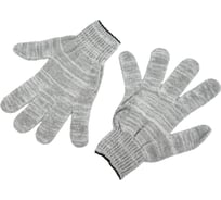 Перчатки ООО ЛидерТекс 10 класс, 5 нитей, с ПВХ, серые 4670070000536