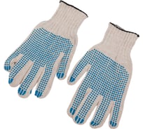 Перчатки ООО ЛидерТекс 7.5 класс, 5 нитей, с ПВХ 4670070000444