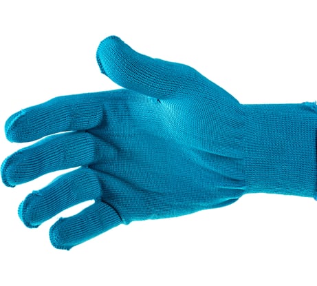 Перчатки Без бренда нейлон, 13 класс, цвет ультрамарин, XL 67841