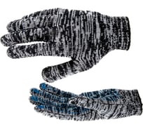 Трикотажные перчатки Без бренда, меланж, ПВХ-покрытие Точка, 10 класс 67789