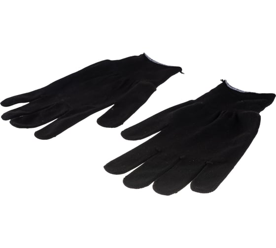 Перчатки Без бренда нейлон, ПВХ точка, 13 класс, чёрные, XL 67848