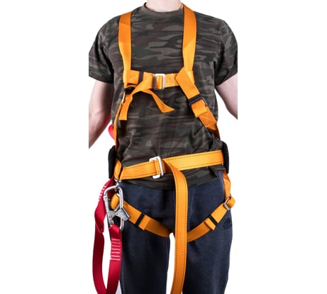 Страховочная система со стропом из ленты с амортизатором Gigant УС 2 аАЖ (Россия)