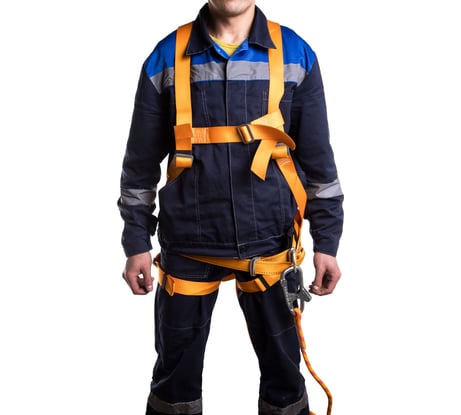 Страховочная система со стропом из каната и амортизатором Gigant УС 2 аВЖ (Россия)