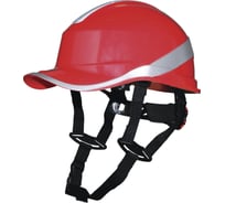 Защитная каска из ABS Delta Plus BASEBALL DIAMOND V UP красного цвета DIAM5UPROFL