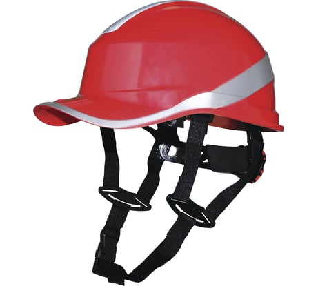 Защитная каска из ABS Delta Plus BASEBALL DIAMOND V UP красного цвета DIAM5UPROFL