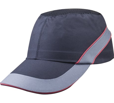 Защитная каскетка Delta Plus AIR COLTAN черная/красная, козырек 70мм COLTAAINOLG