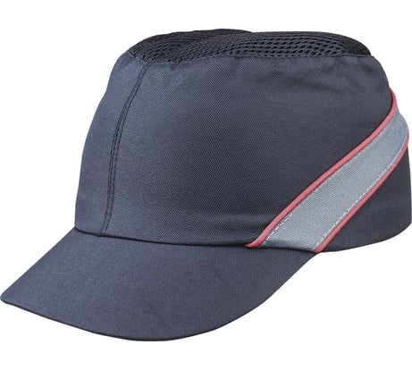 Защитная каскетка Delta Plus AIR COLTAN черная/красная, козырек 5см COLTAAINOSH