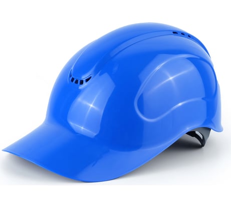 Защитная пластиковая каскетка РОСОМЗ абсолют синяя 98118