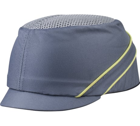 Защитная каскетка Delta Plus AIR COLTAN серая/желтая, козырек 3см COLTAAIGRMI