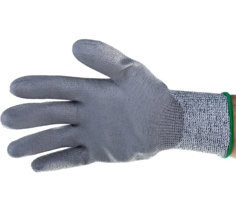 Перчатки с полиуретановым покрытием HAUPA, 5 степень защиты, серые, р. 11, 1 пара 120304/11