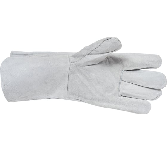 Краги из спилка Gward Extra  серые, без подкладки р. XXL 12 пар XY251
