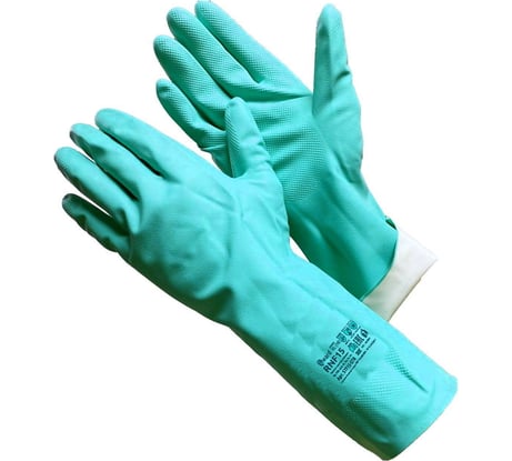 Перчатки из нитрила Gward RNF15 (STF15-STR) зеленые, р. M 12 пар STF15-STR/M
