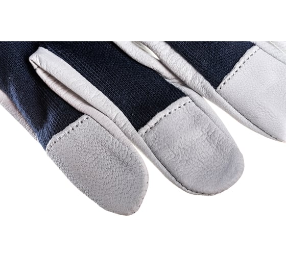 Комбинированные перчатки Delta Plus CT402 козья кожа/коттон, цвет синий, р 10 CT402BL10