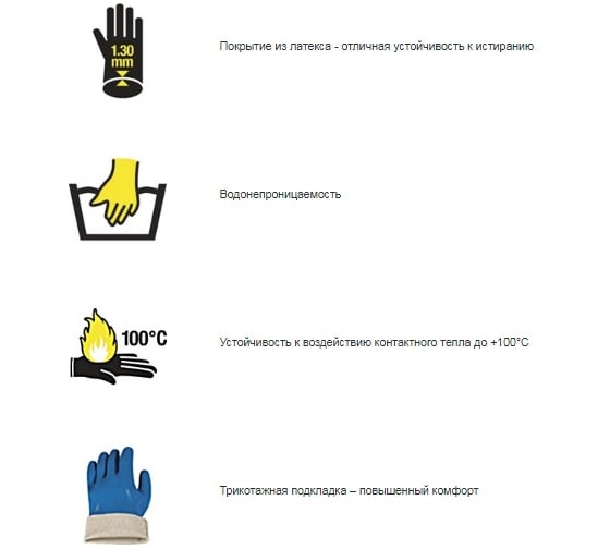 Латексные перчатки Delta Plus VE920, р. 9 VE920BL09