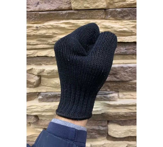 Плотные трикотажные перчатки без покрытия Master-Pro®  РУССКАЯ ЗИМА, плотность 10/10, 50 пар 7907-RWWC-50