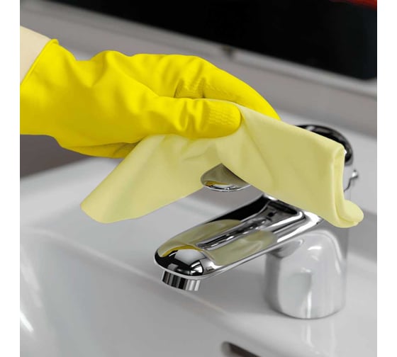 Резиновые перчатки Vileda Professional Контракт размер S, желтые, 8000/100538/101016 6622