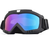 Спортивные очки-маска для лыж и сноубординга Nonstopika Ski glasses черно-синие SpGlasses3