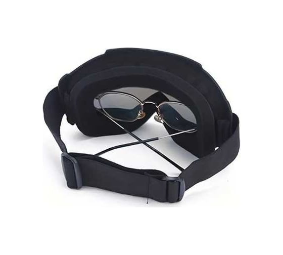 Спортивные очки-маска для лыж и сноубординга Nonstopika Ski glasses черно-синие SpGlasses3