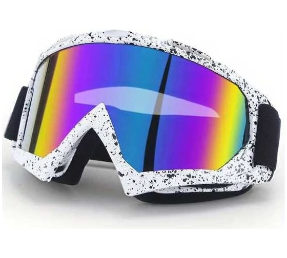 Спортивные очки-маска для лыж и сноубординга Nonstopika Ski glasses радужные SpGlasses1