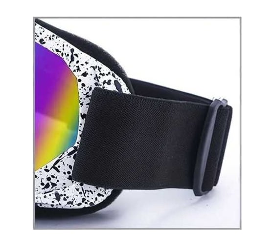 Спортивные очки-маска для лыж и сноубординга Nonstopika Ski glasses радужные SpGlasses1