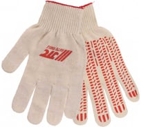 Перчатки JTC х/б с ПВХ напылением и логотипом 10 кл. XB1042