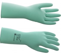 Латексные многоразовые перчатки HQ Profiline, зеленые р-р L 73586